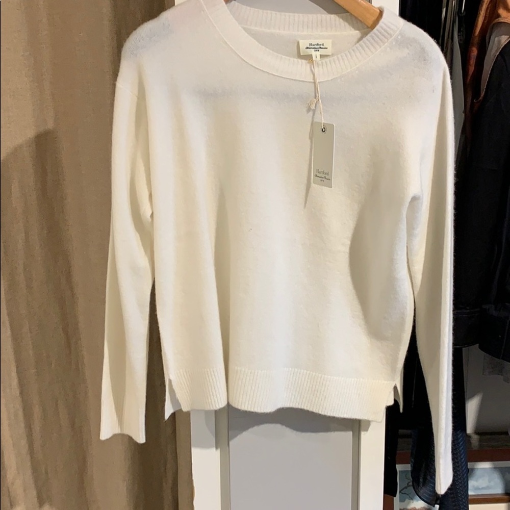 Hartford Split Hem Wool Sweater